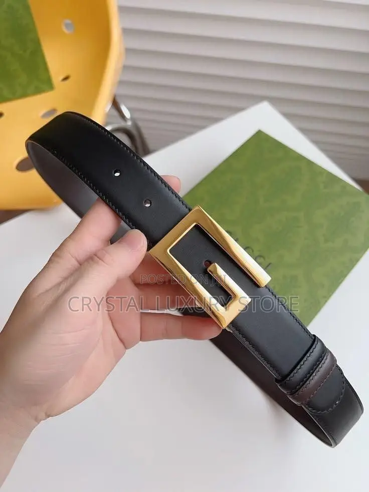Gucci Quality Luxury Men Genuine Leather Belt