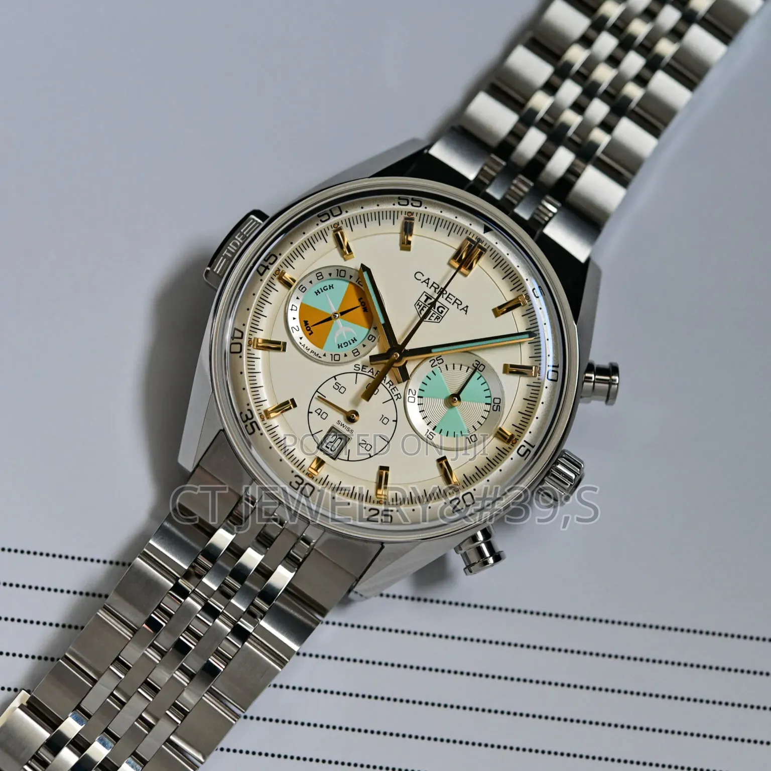 The New TAG Heuer Carrera Seafarer Chronograph Stainless Steel