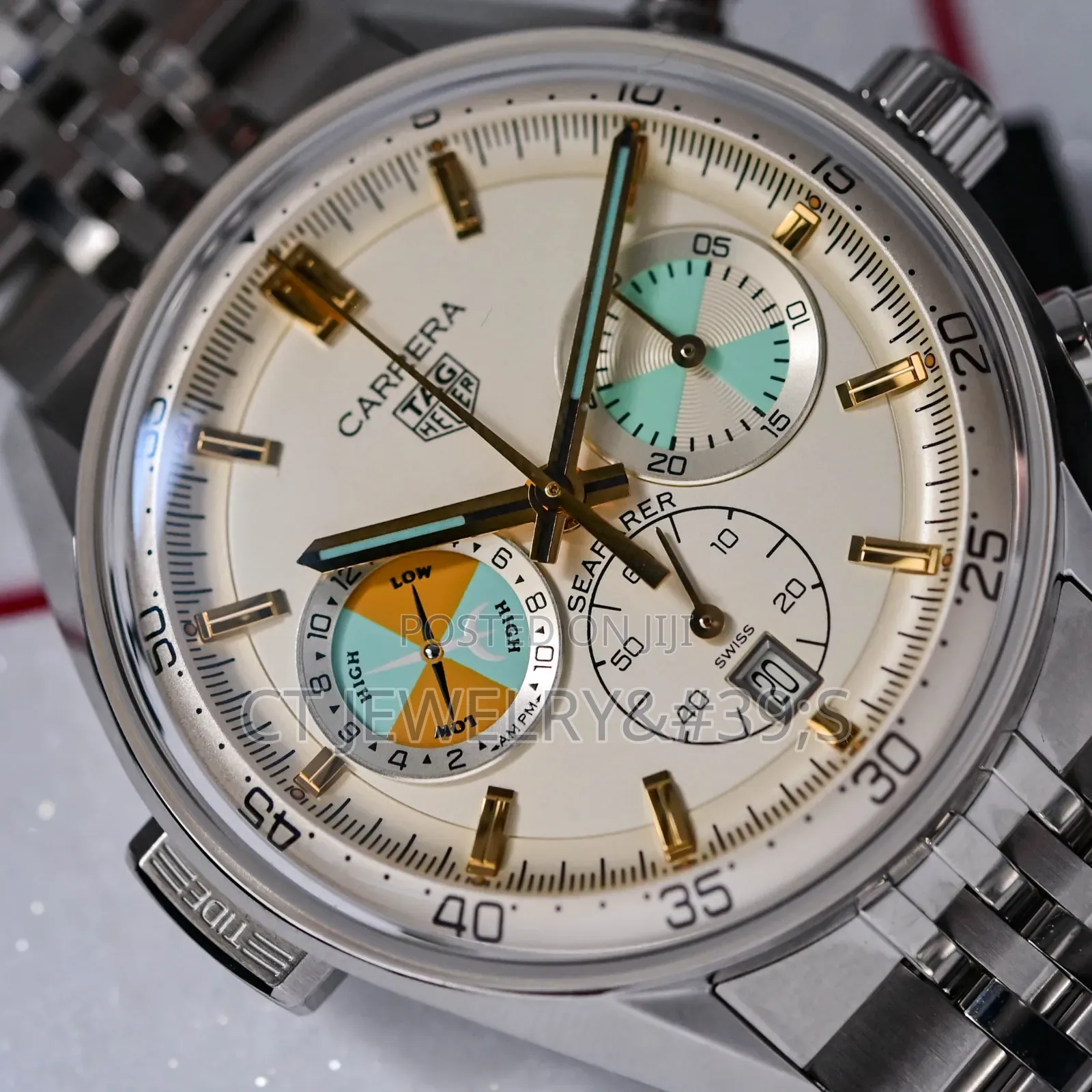 The New TAG Heuer Carrera Seafarer Chronograph Stainless Steel