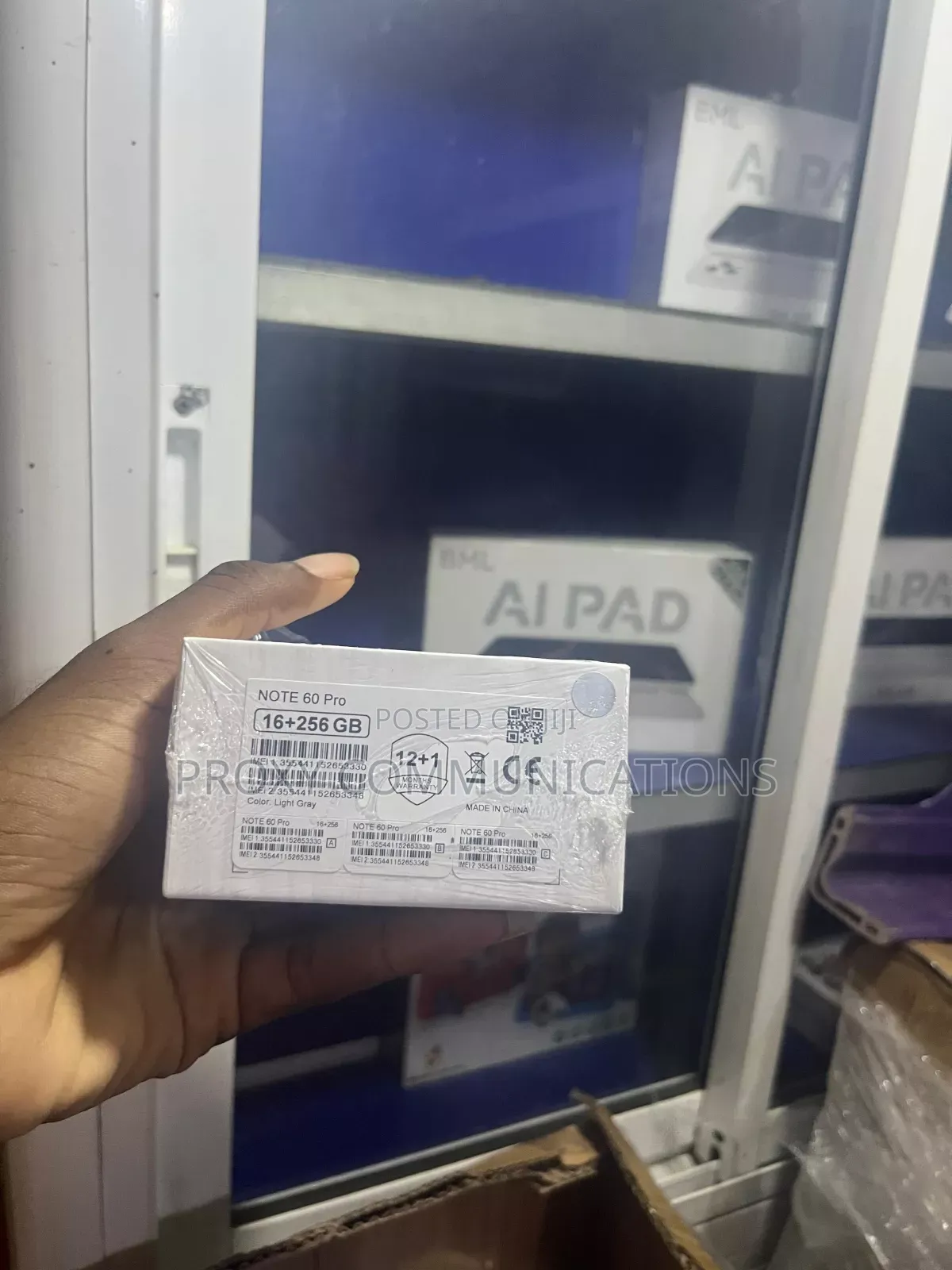 New Infinix Note 60 Pro 256 GB Gray
