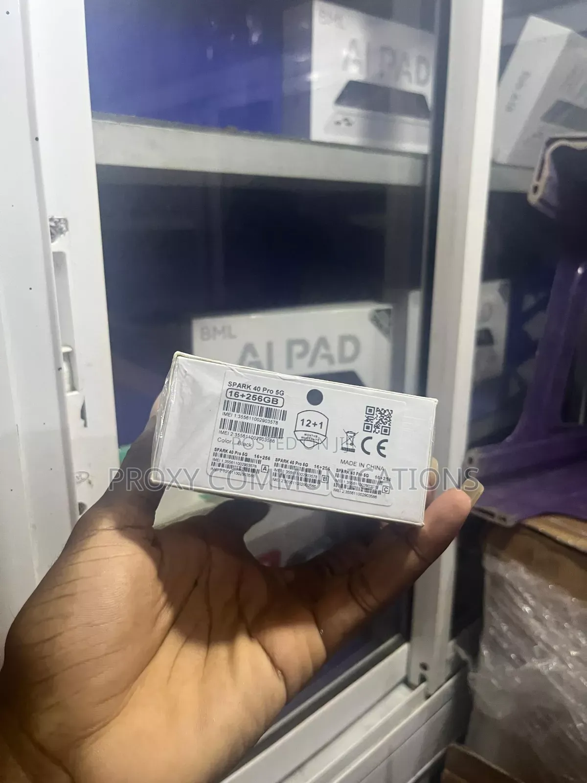 New Tecno Spark 40 Pro 256 GB Black