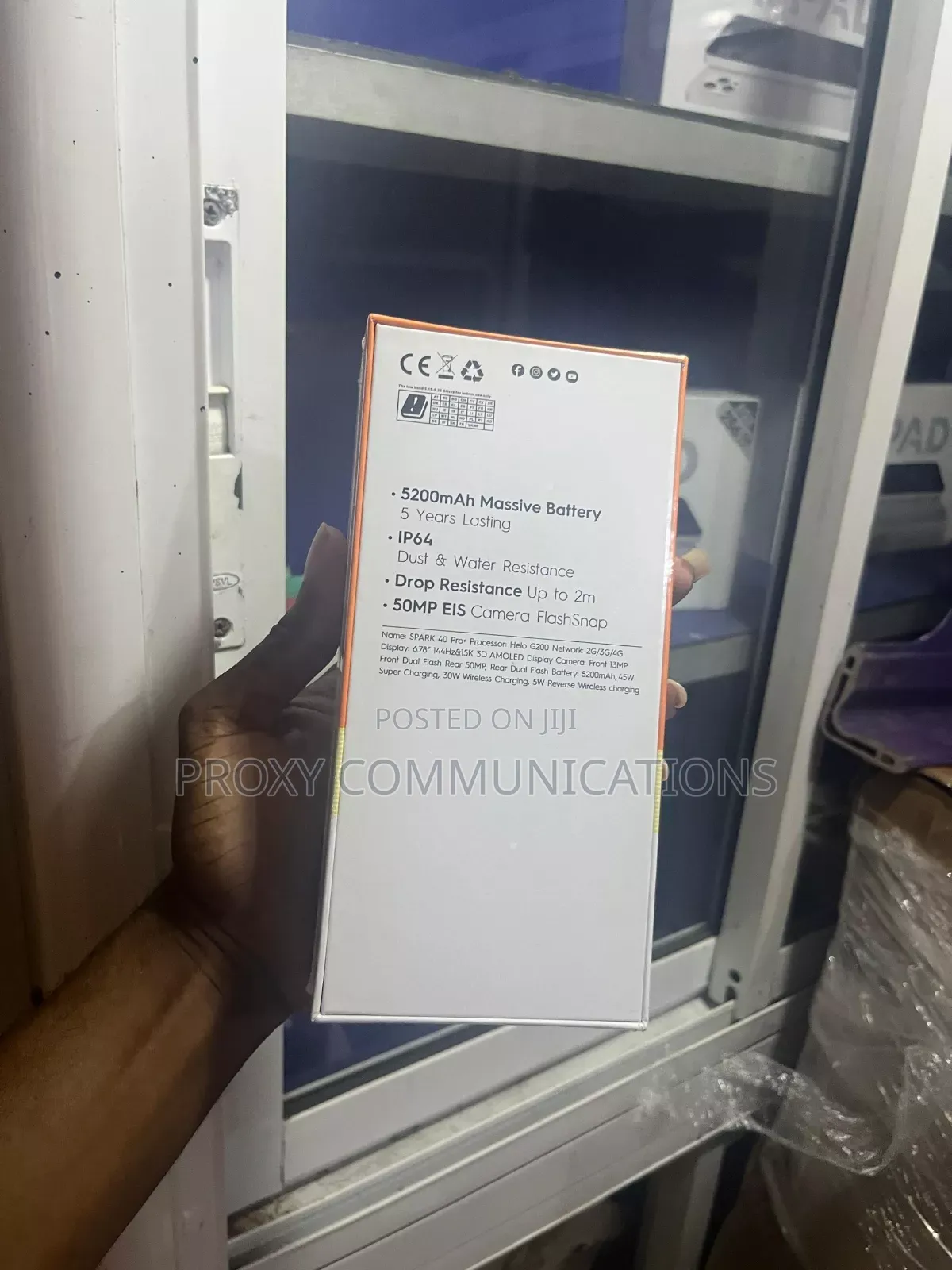 New Tecno Spark 40 Pro+ 256 GB White