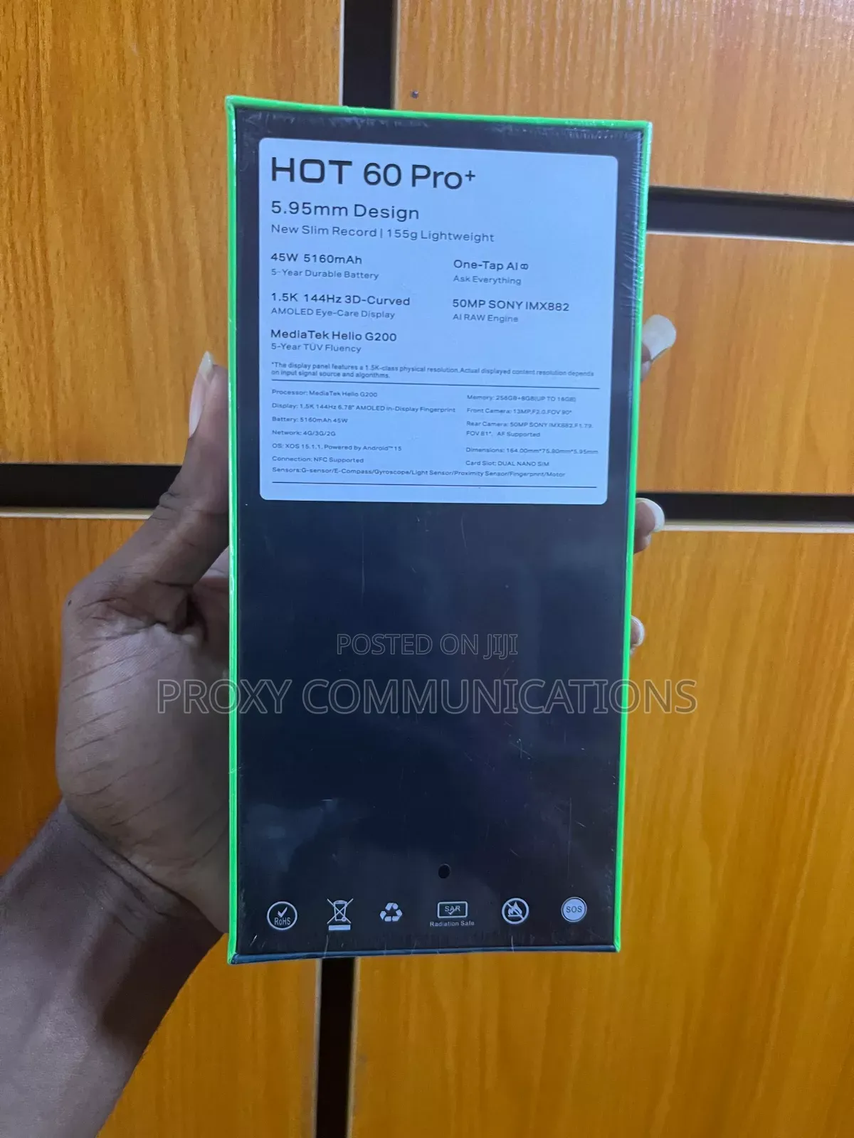 New Infinix Hot 60 Pro+ 256 GB Silver