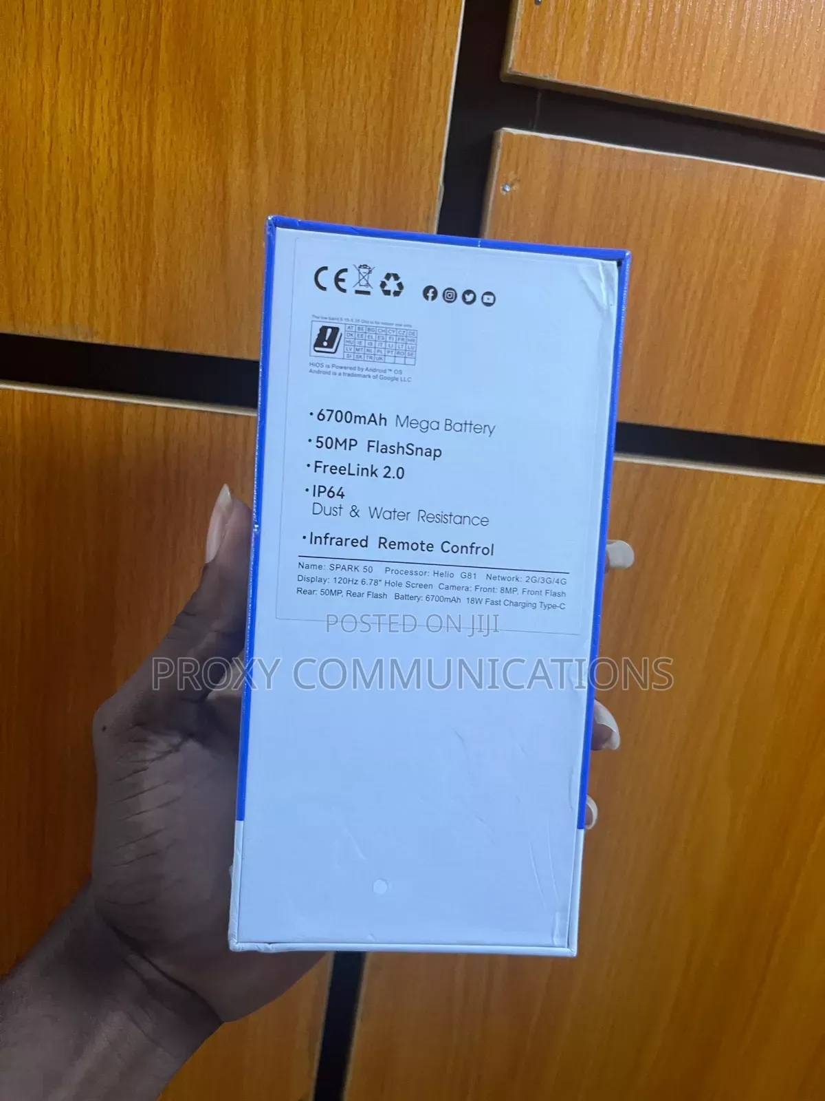 New Tecno Spark 50 128 GB Gray