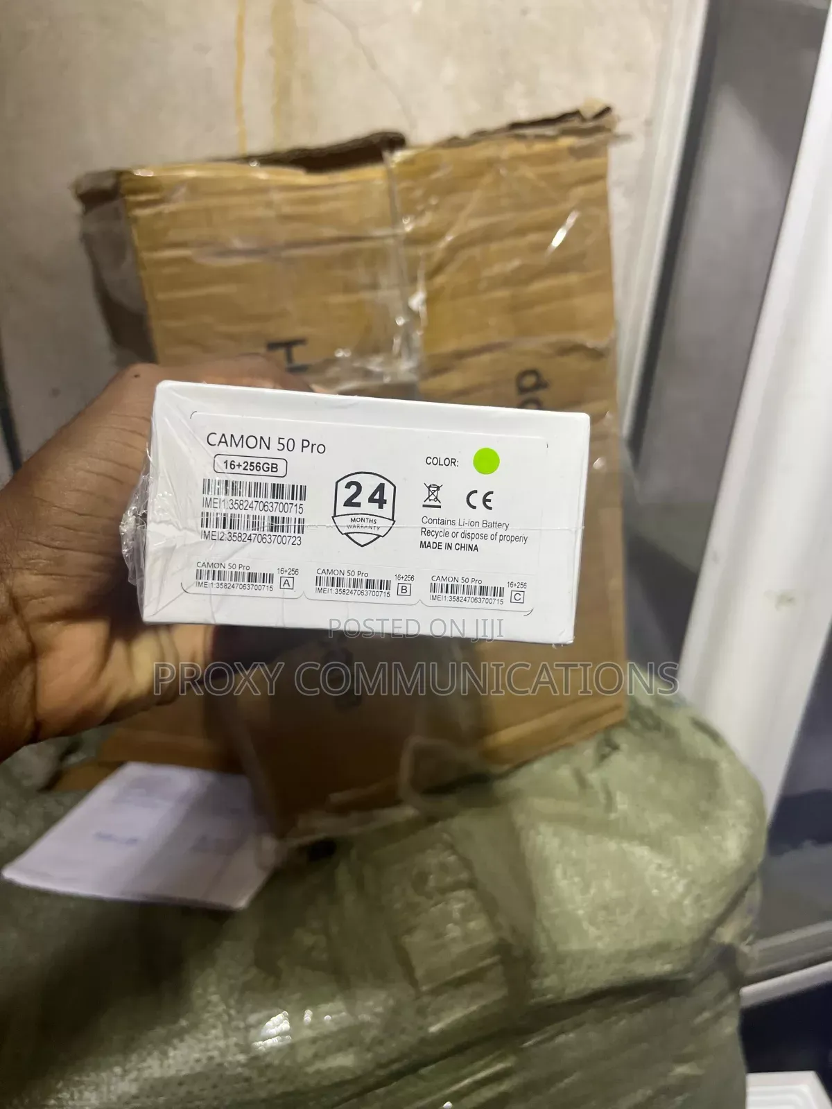 New Tecno Camon 50 Pro 256 GB Green