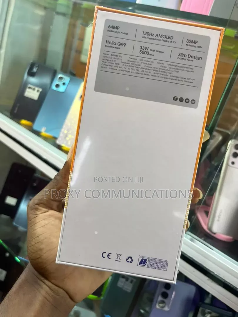 New Tecno Spark 30C 128 GB White