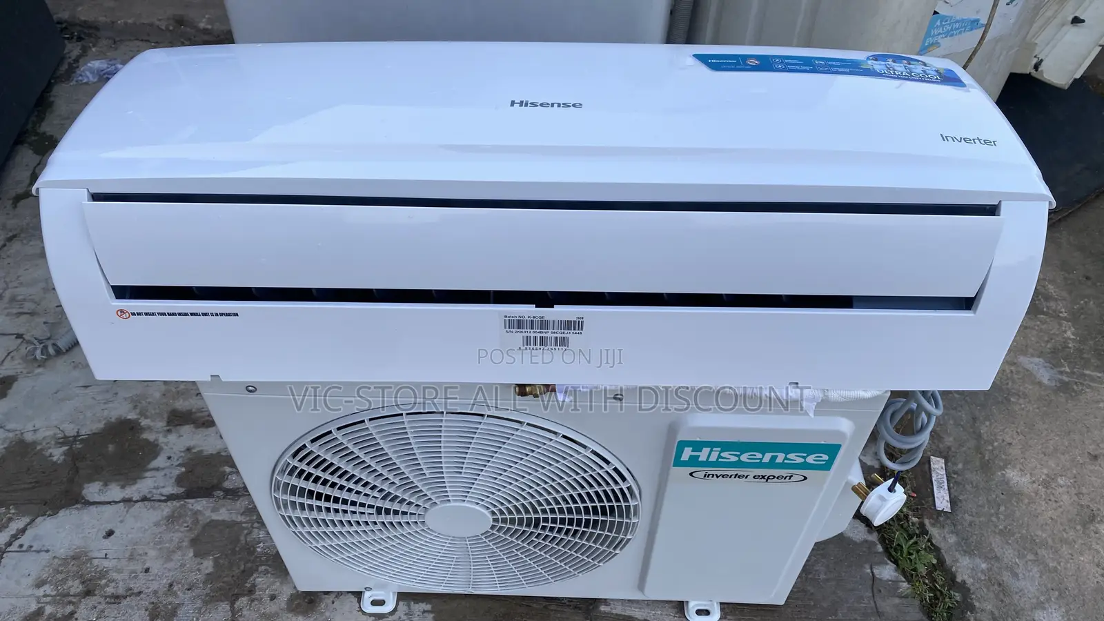 Hisense 1.5hp Inverter Expert Just a Week Used