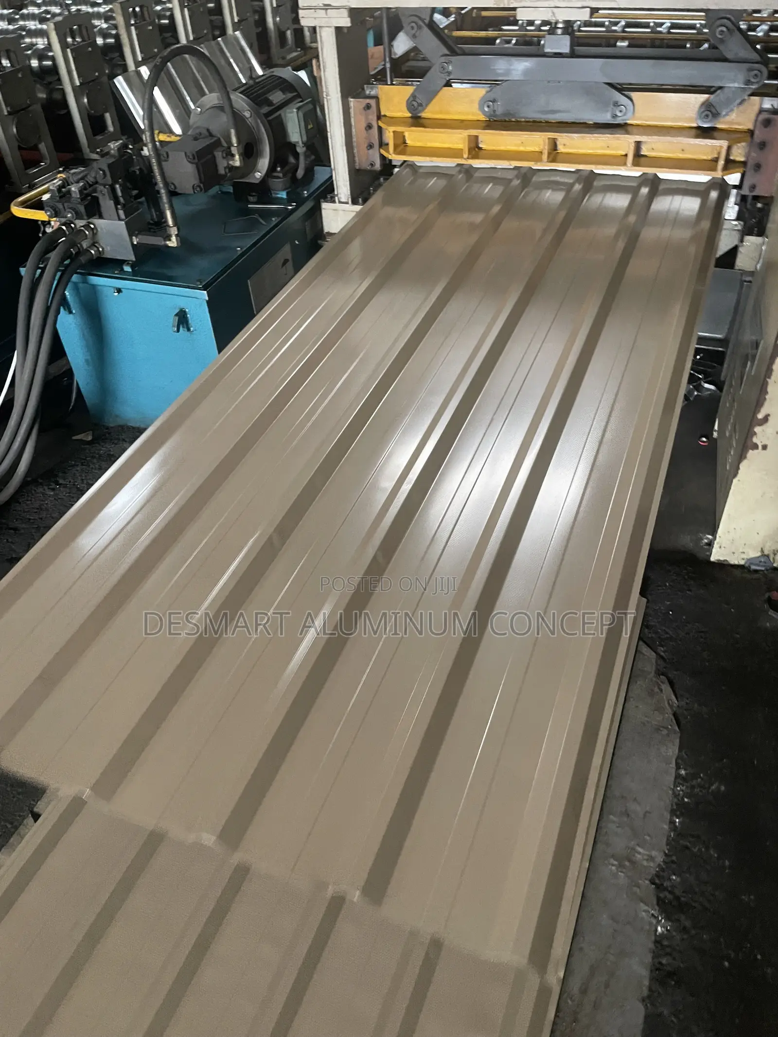 BEIGE 0.55mm: HeavyDuty Strength Built for Lagos Weather. Roofingsheet