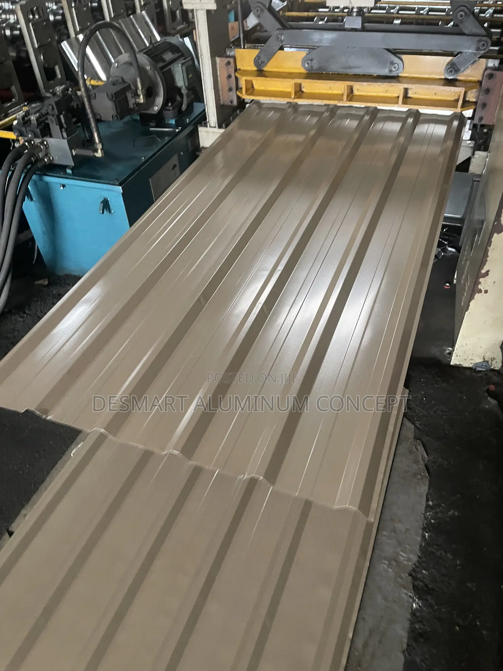 BEIGE 0.55mm: HeavyDuty Strength Built for Lagos Weather. Roofingsheet