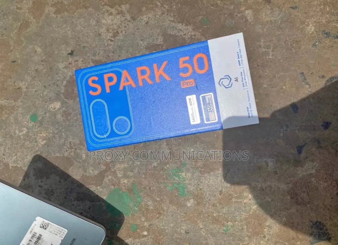 New Tecno Spark 50 Pro 256 GB Black