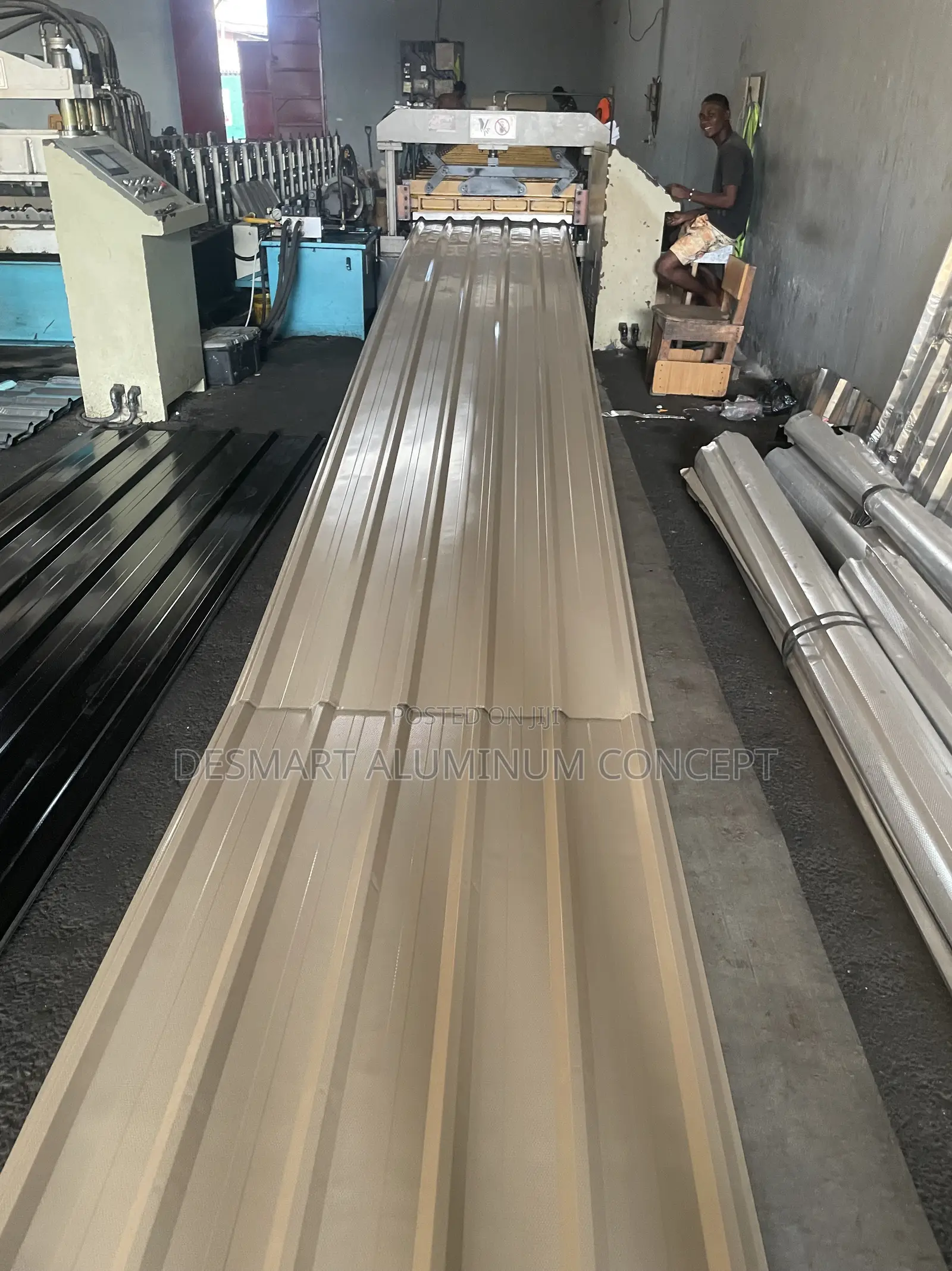 Desmart Aluminum Roofing When Only the Strongest Will Do —BEIGE 0.55mm