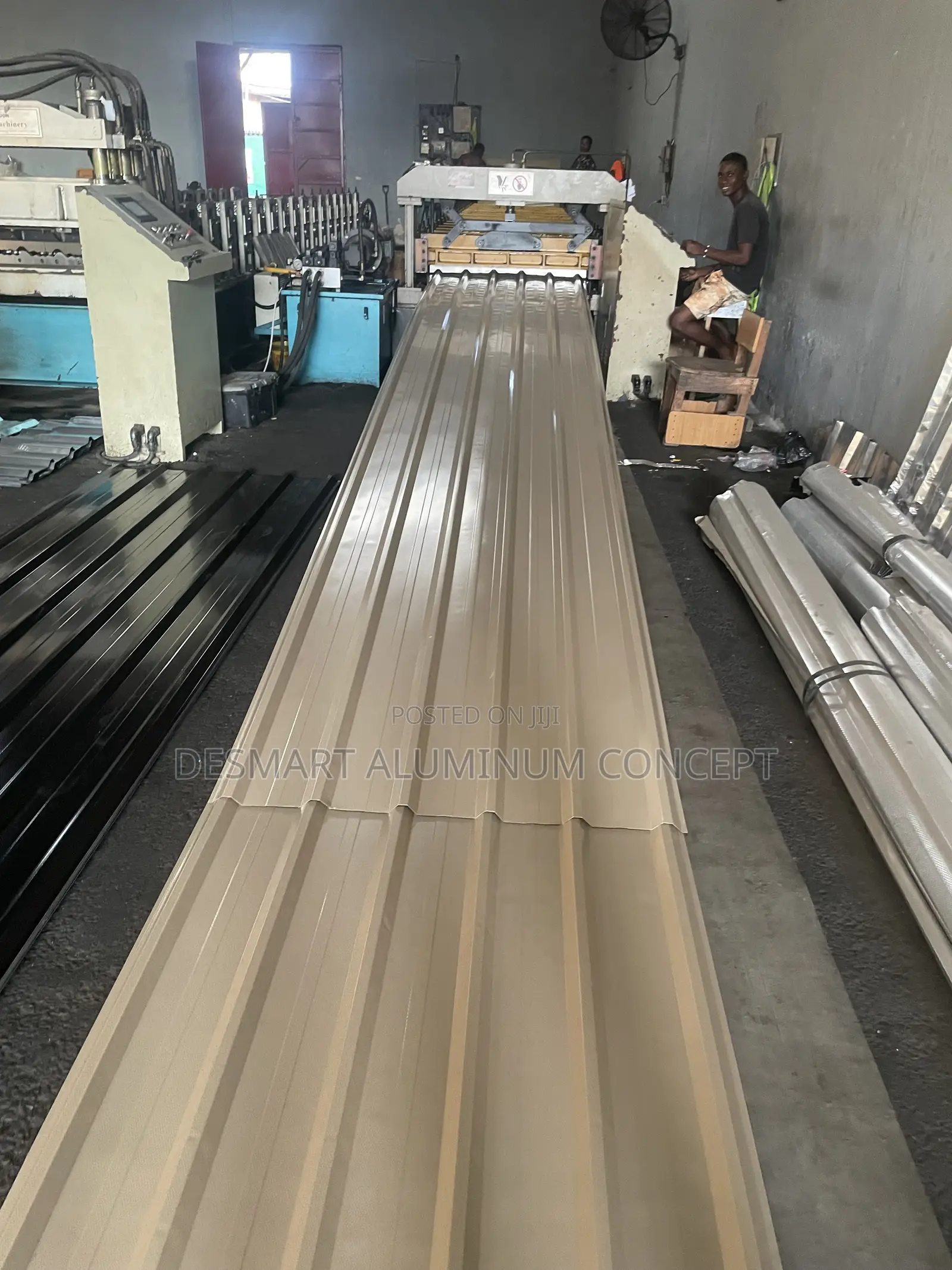 Desmart Aluminum Roofing When Only the Strongest Will Do —BEIGE 0.55mm