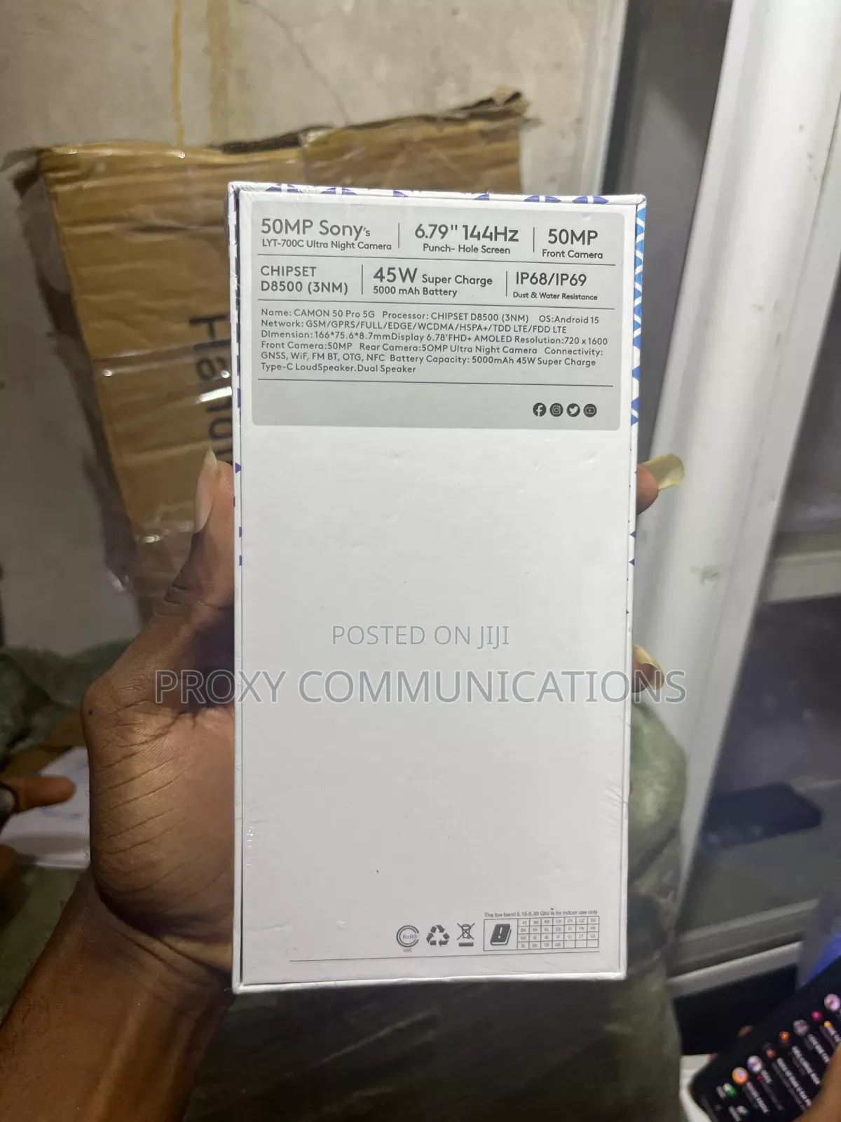 New Tecno Spark 50 Pro 256 GB Black