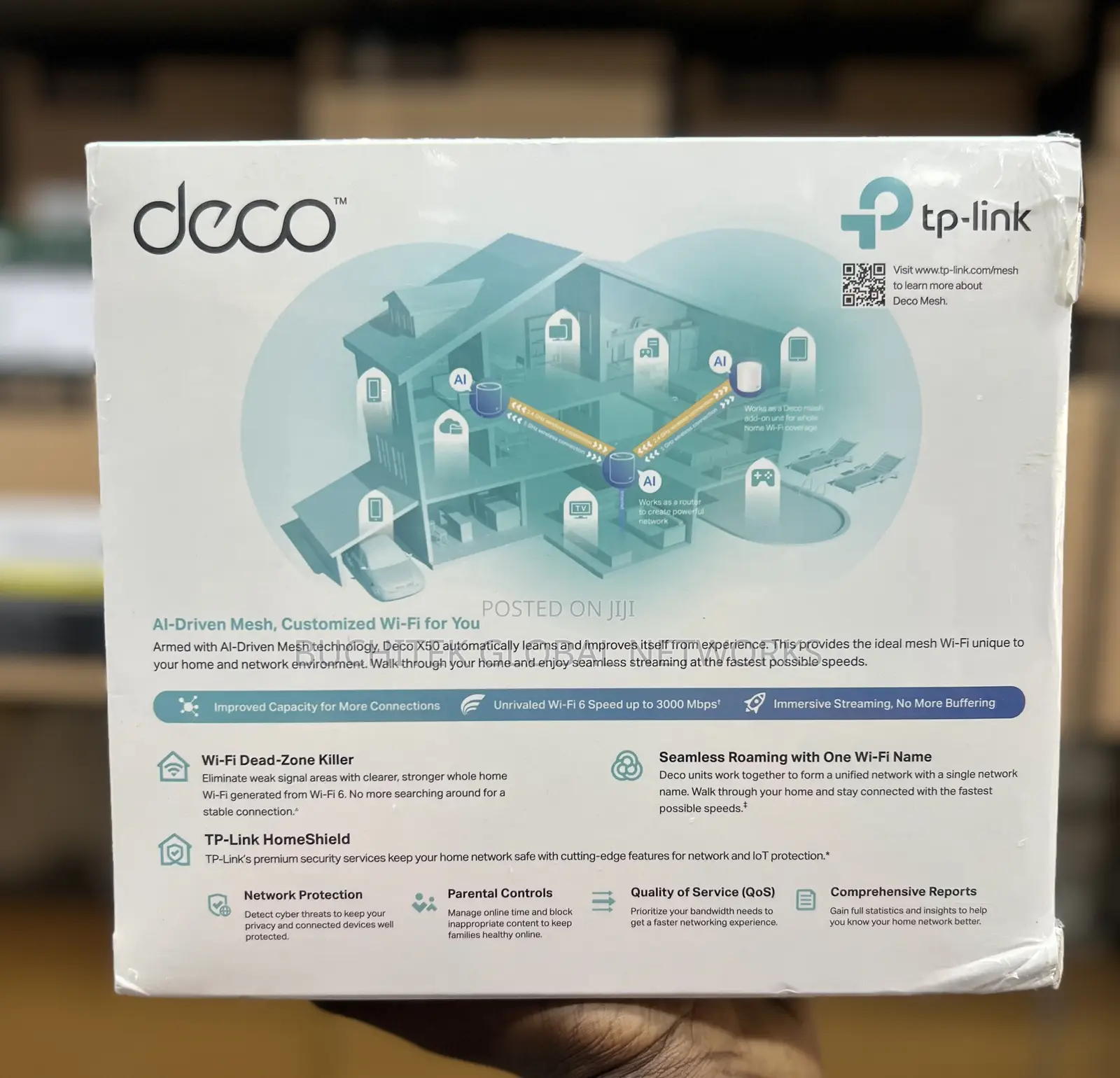 TP Link Deco X50 Ax3000 Whole Home Mesh Wifi (1-Pack)