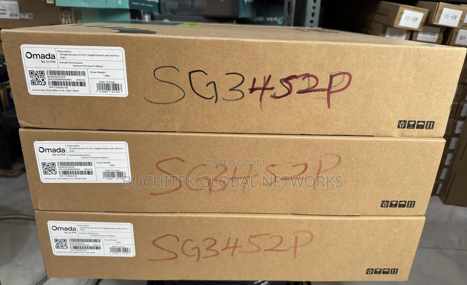 TP-Link TL-SG3452P 52ports Gigabit L2+ Managed Switch