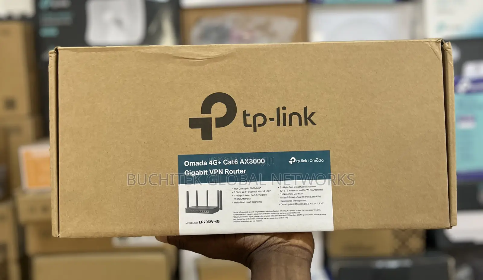 TP-Link ER706W-4G AX3000 WiFi 6 VPN Router