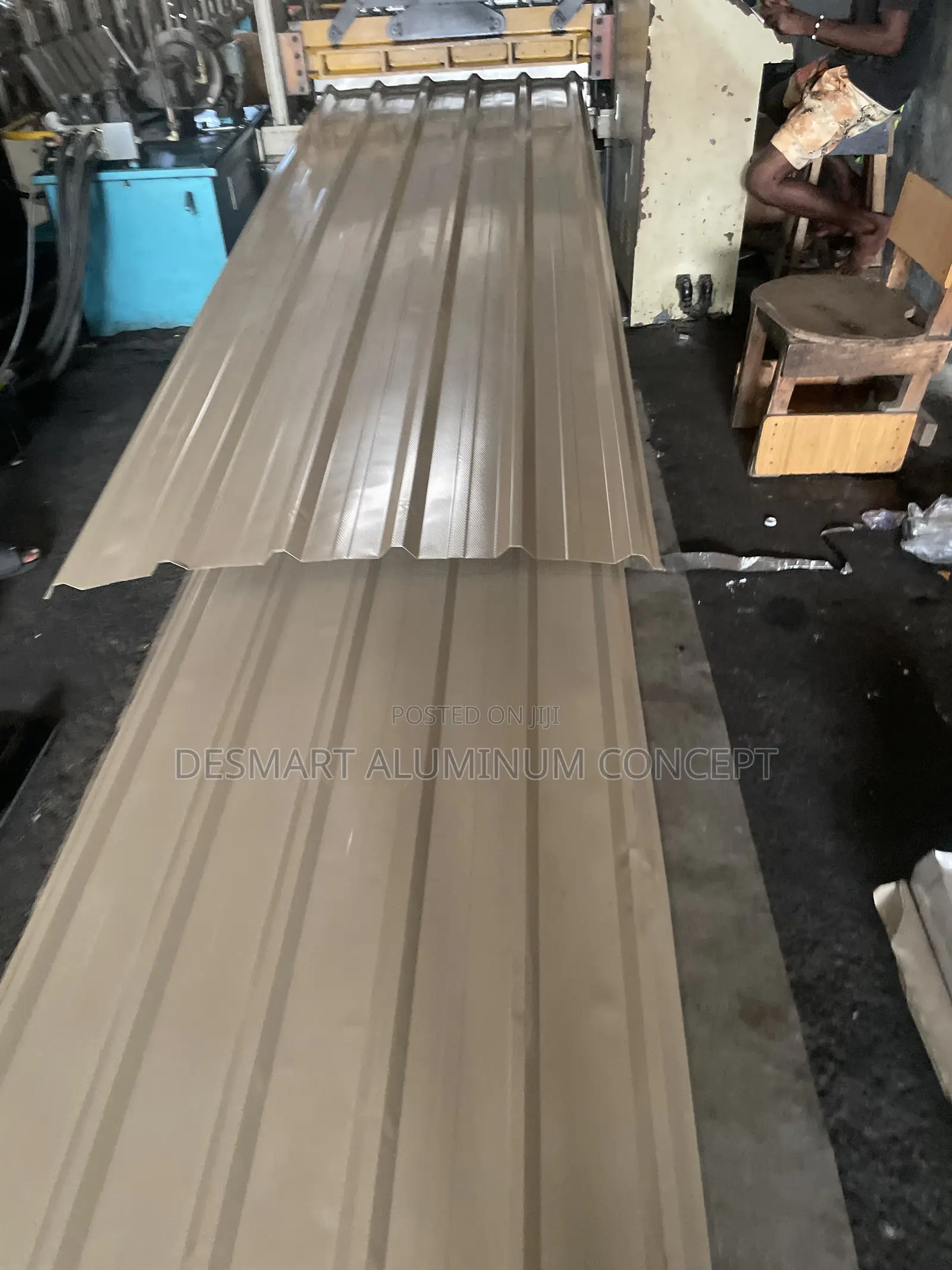 BEIGE 0.55mm Strength From the Top Down .Aluminum Roofing Sheet