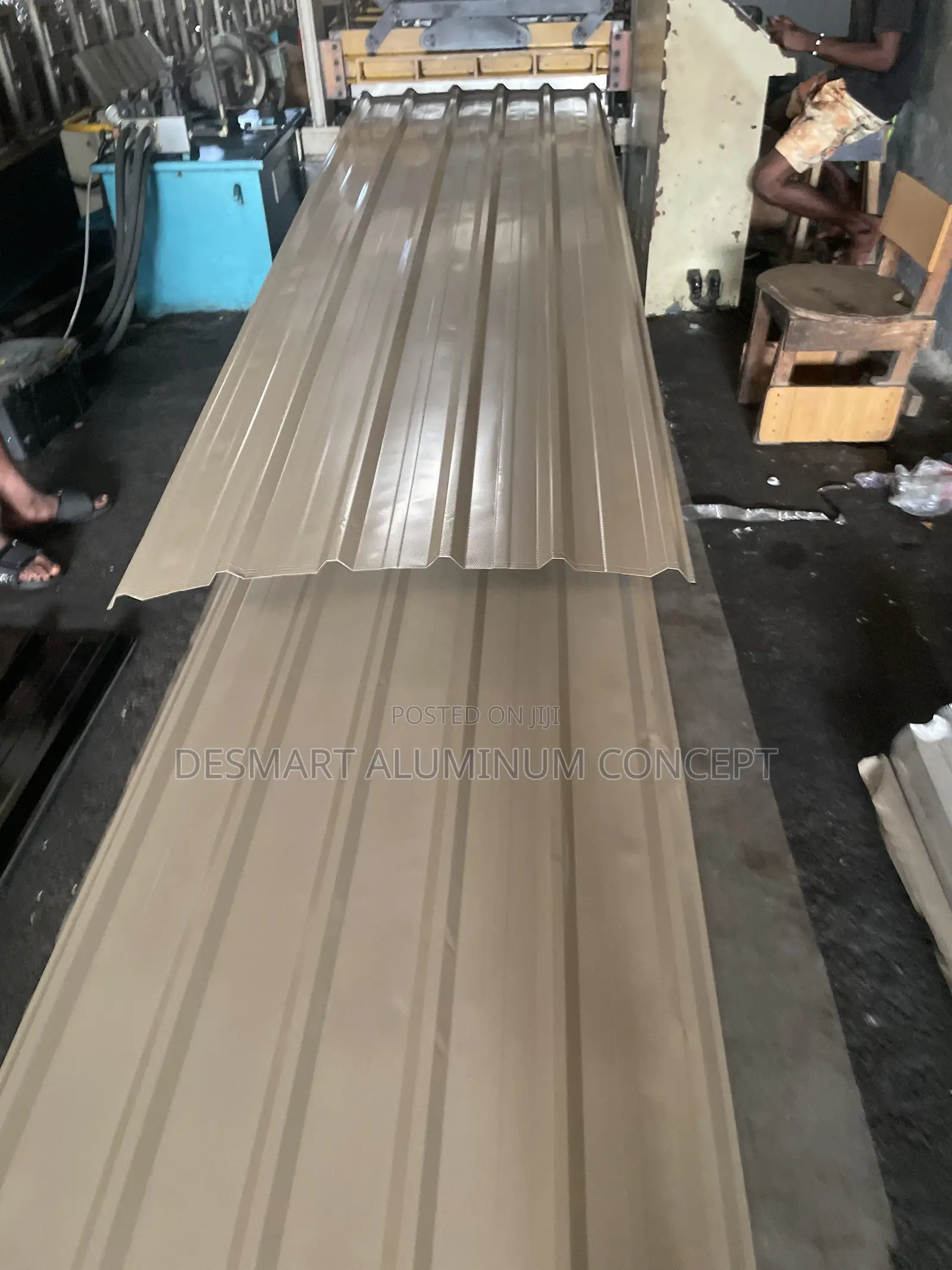BEIGE 0.55mm Strength From the Top Down .Aluminum Roofing Sheet