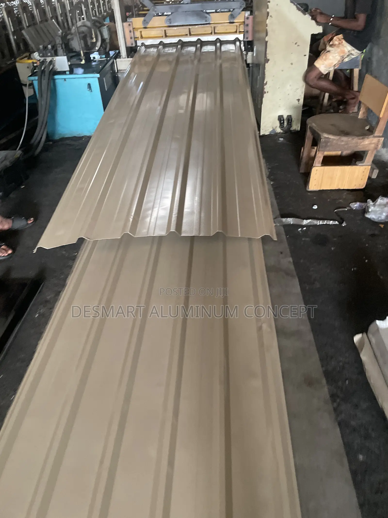 BEIGE 0.55mm Strength From the Top Down .Aluminum Roofing Sheet