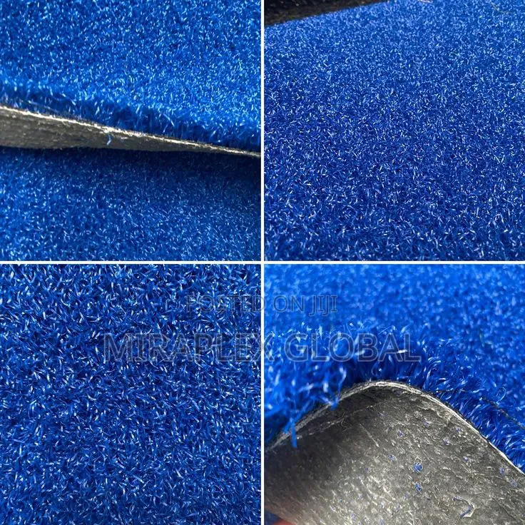 Blue 15mm Carpet Grass for Home Commercial Projects