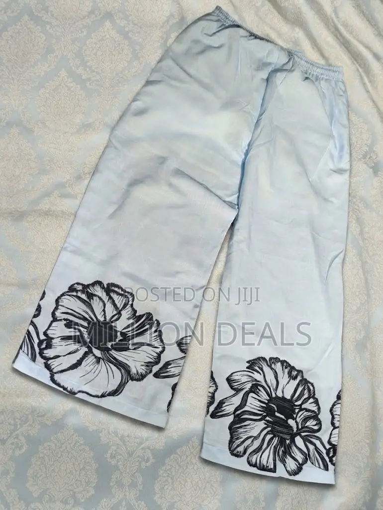 2 Pieces Luxury Linen Women Shirt N Pant 3XL