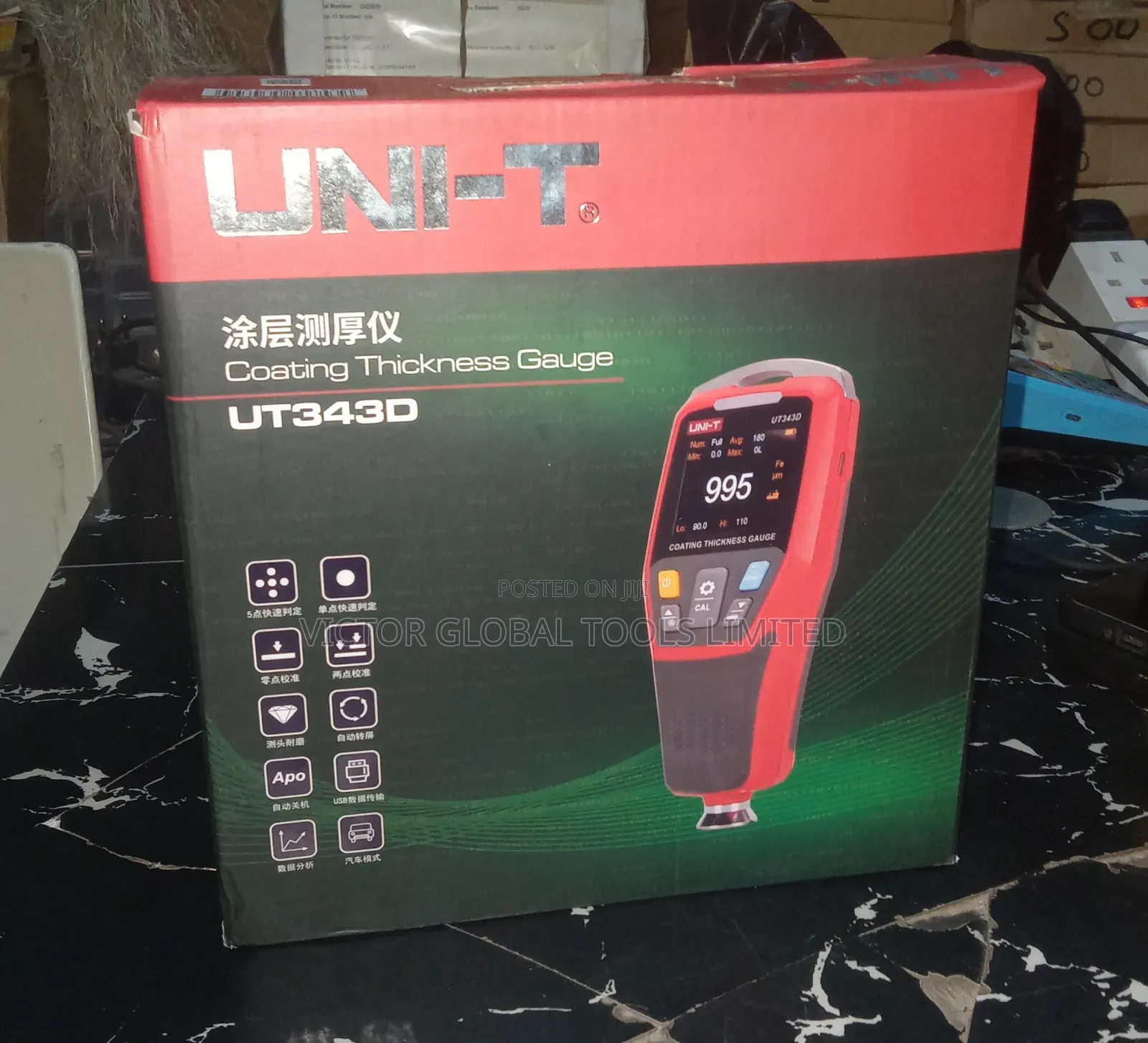 Uni-T UT343D Coating Thickness Guage
