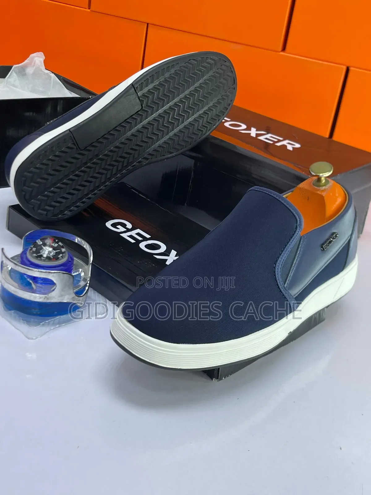 Geoxer Men's Slip-on Canvas Sneakers Size 40-46