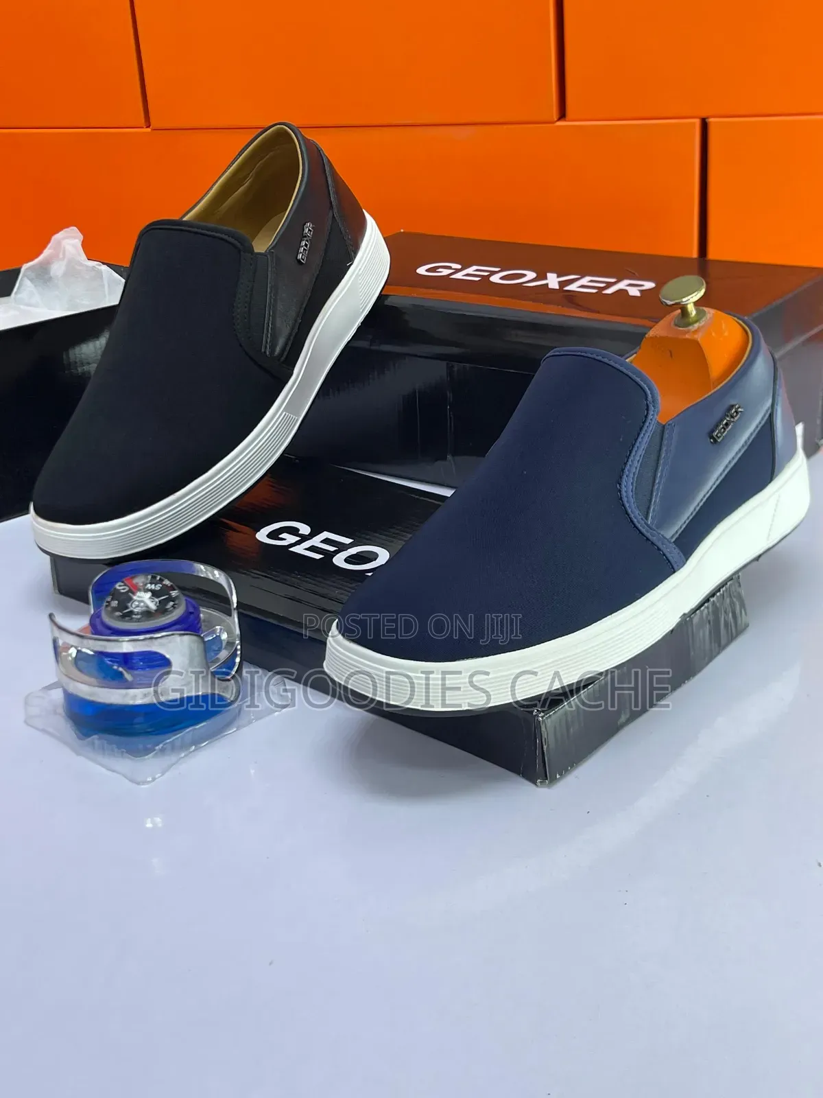 Geoxer Men's Slip-on Canvas Sneakers Size 40-46