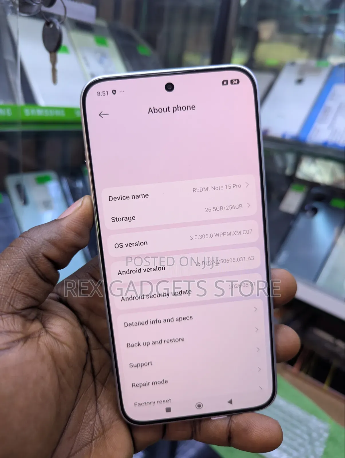 Xiaomi Redmi Note 15 Pro 256 GB Red