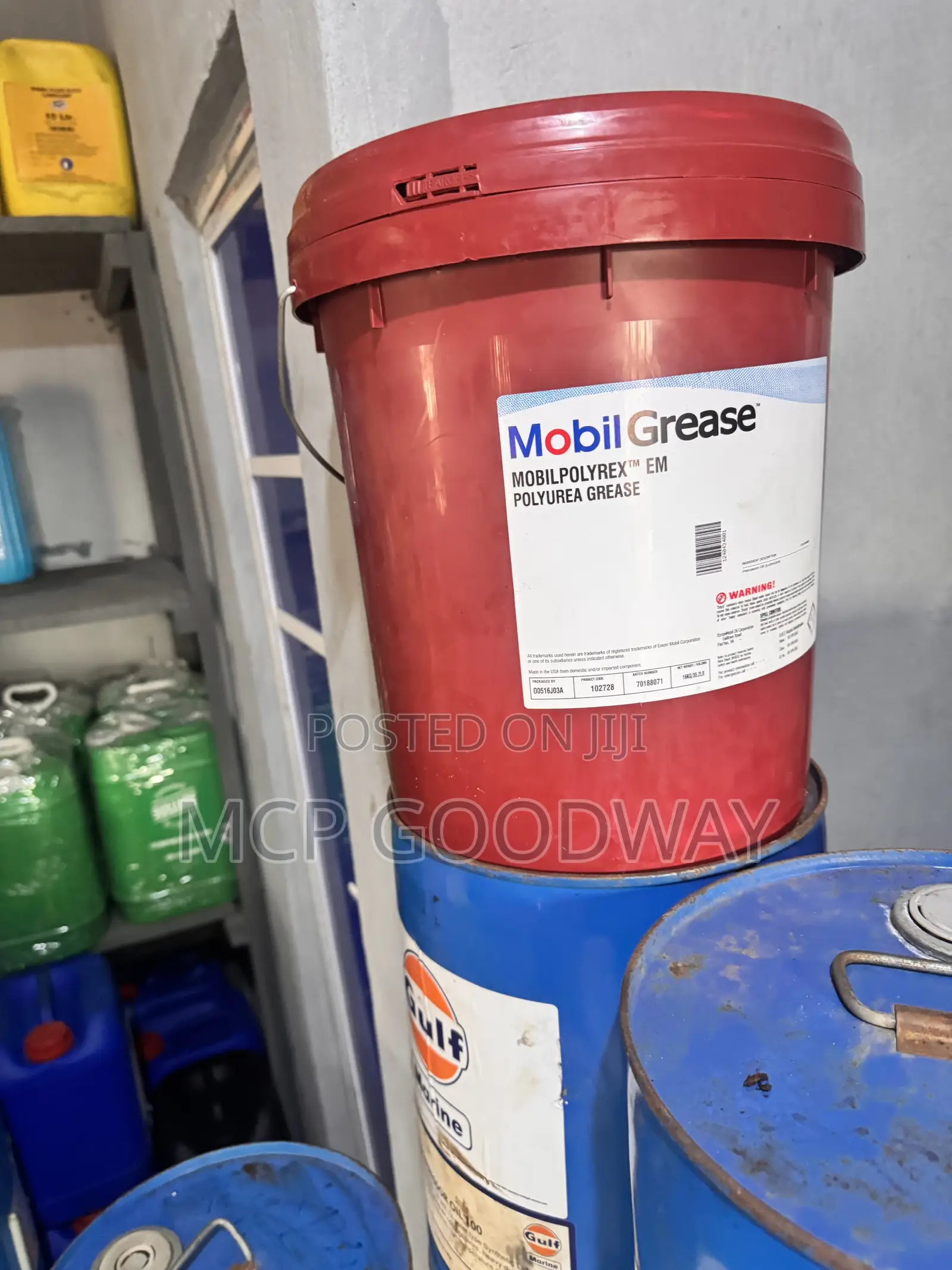 Mobil Polyrex EM Polyurea Grease 18kg
