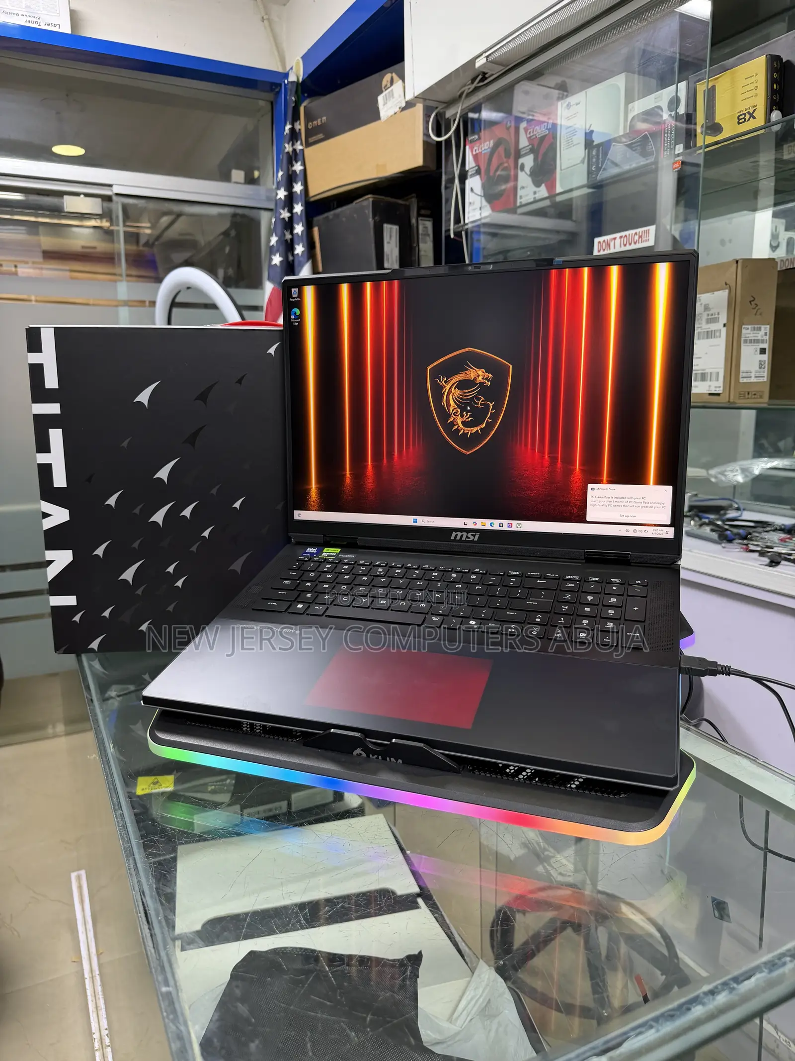 New Laptop MSI Titan 18 HX AI 64GB Intel Core Ultra 9 SSD 6T