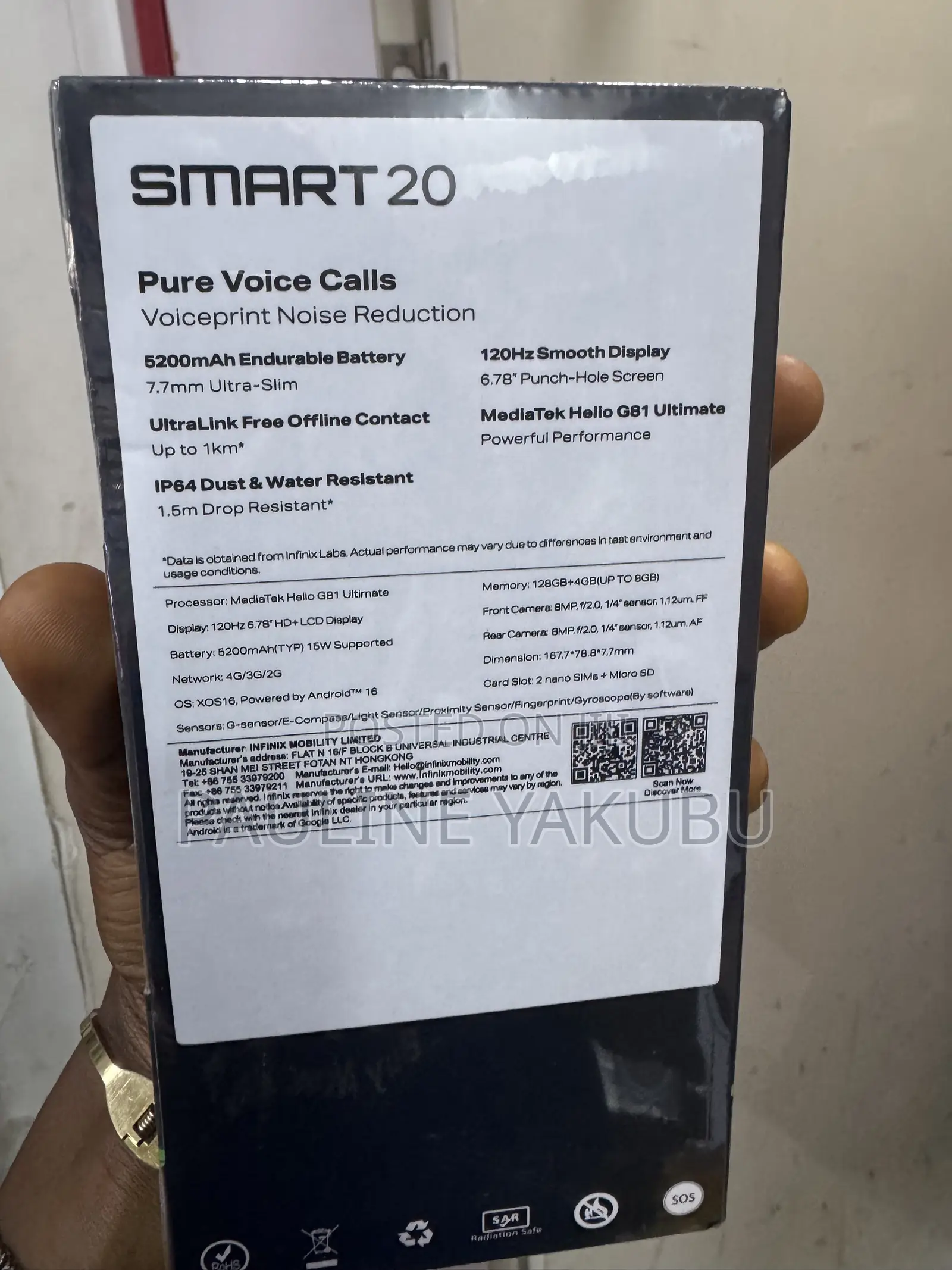 New Infinix Smart 20 64 GB