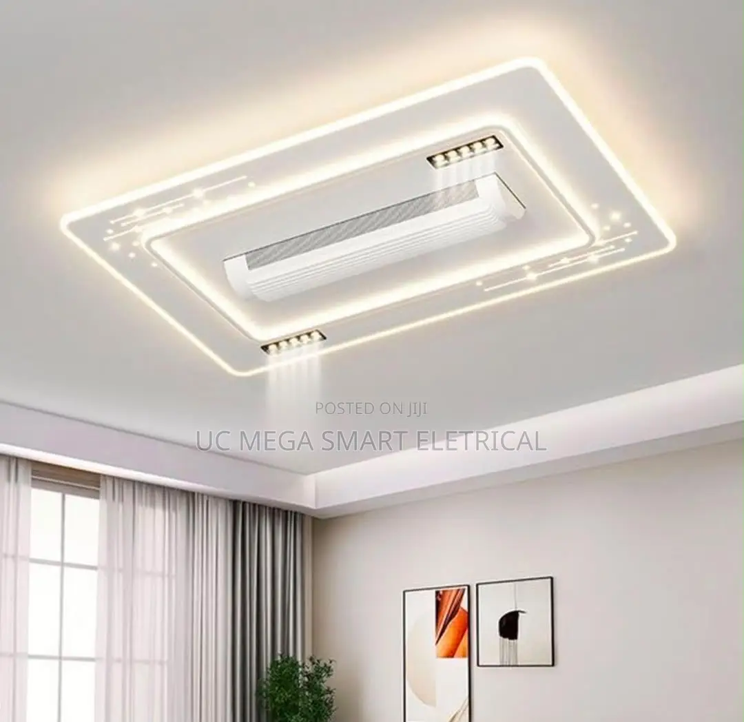 Modern Ceiling Fan With Light and Remote Bedroom WhiteCeiling Fan