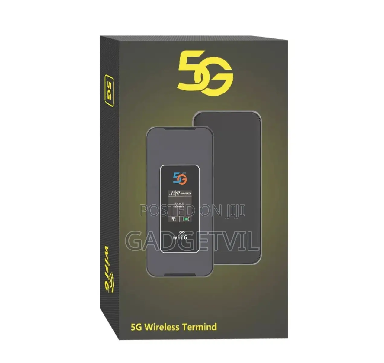 5G Portable Dual-Band Wi-Fi6 1800Mbps MiFi Router With 8000mAh Battery