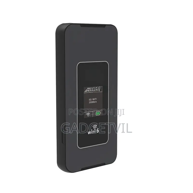 5G Portable Dual-Band Wi-Fi6 1800Mbps MiFi Router With 8000mAh Battery