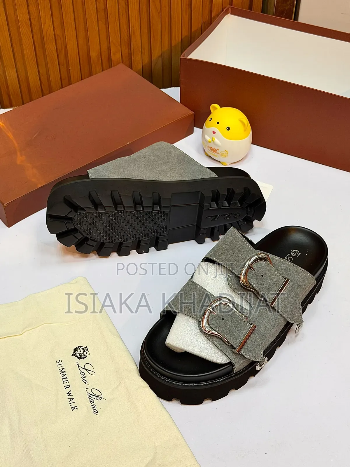 Loro Piana Summer Walk Palm Slippers