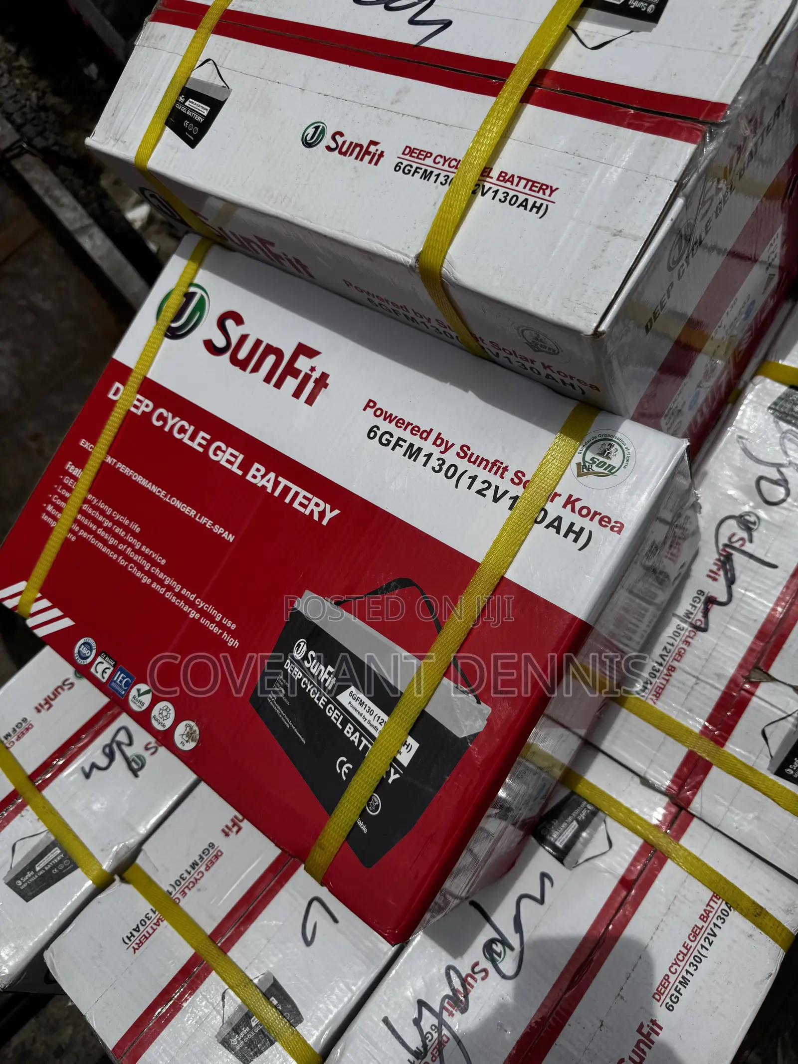 Sunfit 130ah 12v Gel Battery