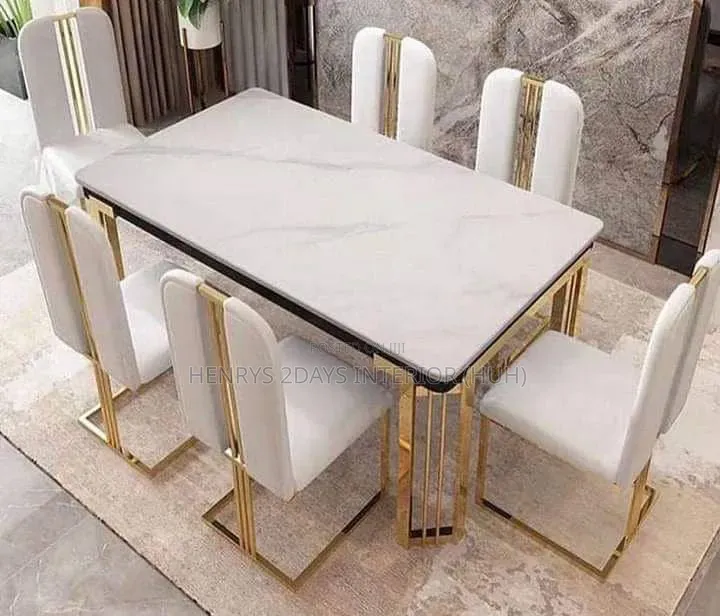 Dining Set With Six Chairs