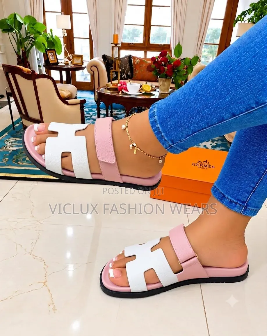 Hermes High Quality Ladies Slippers