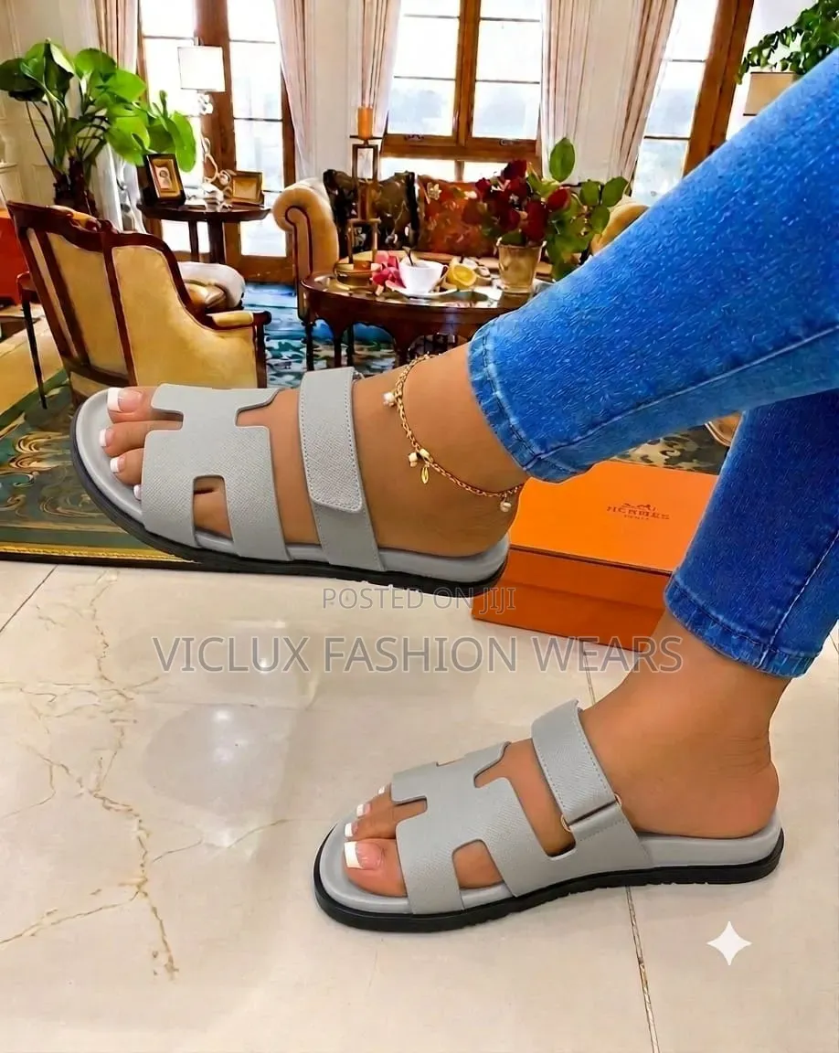 Hermes High Quality Ladies Slippers