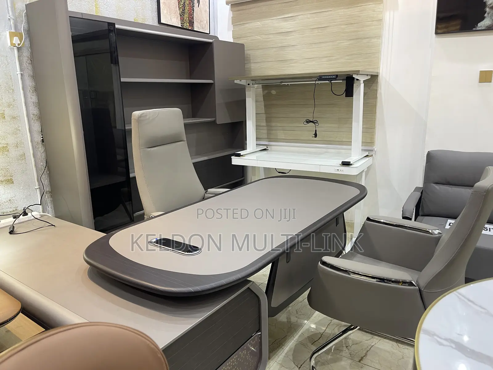 Executive Table With Shelf/Foreign/Quality/Executive Table /Book Shelf