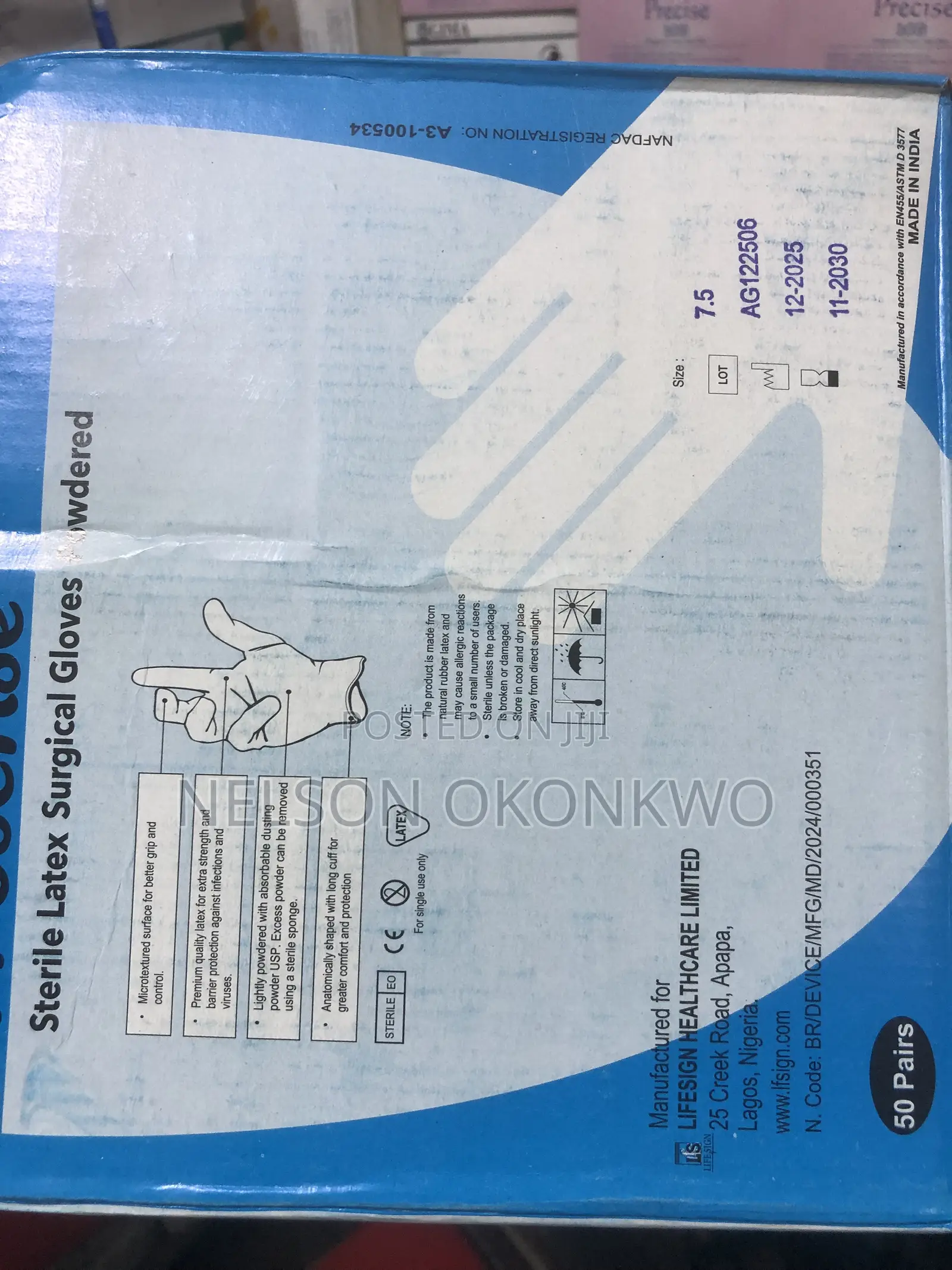 Latex Surgical Glove