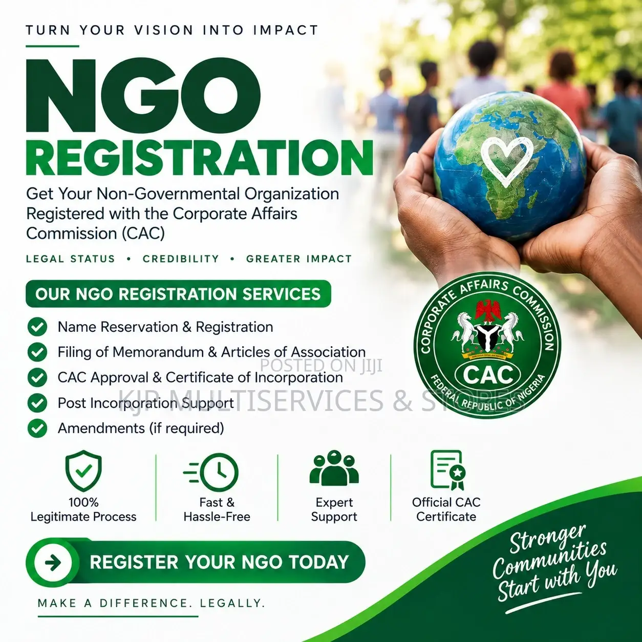 NGO Registration Church, Club, Mosque, Associations