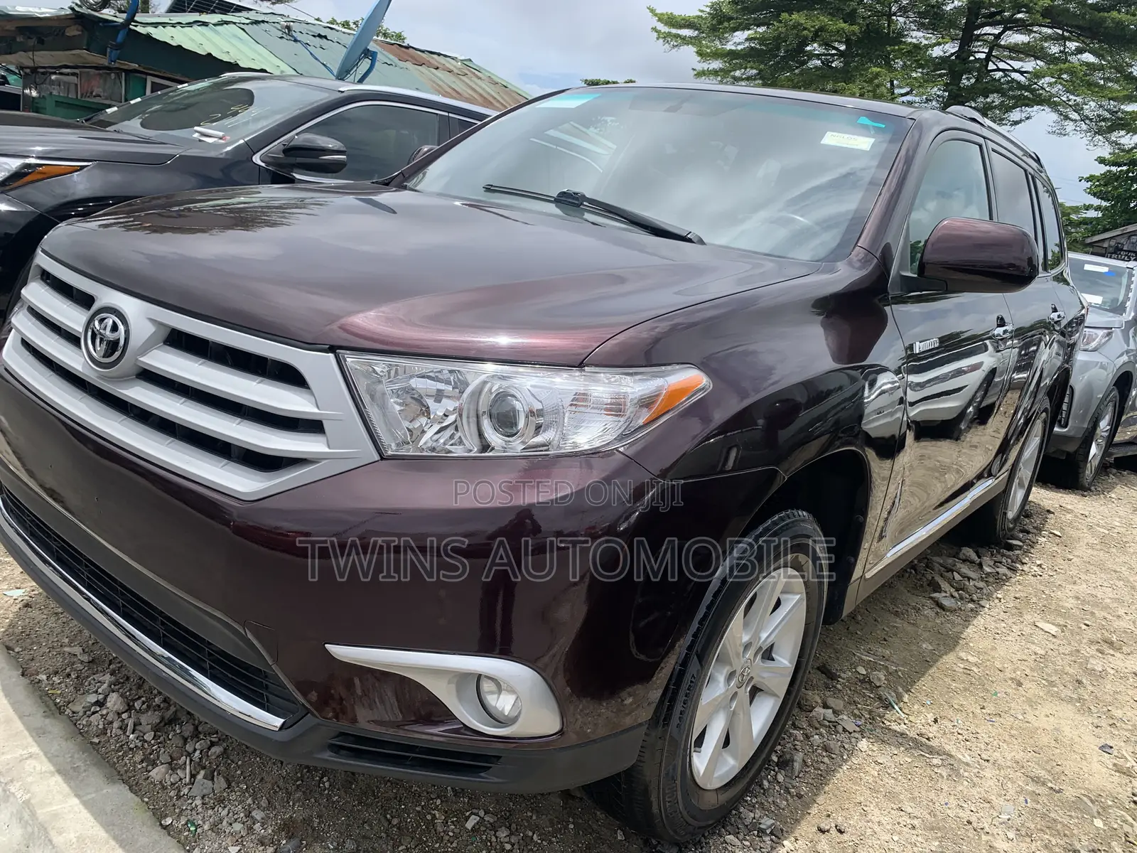 Toyota Highlander Limited 3.5l 4WD 2013 Burgundy