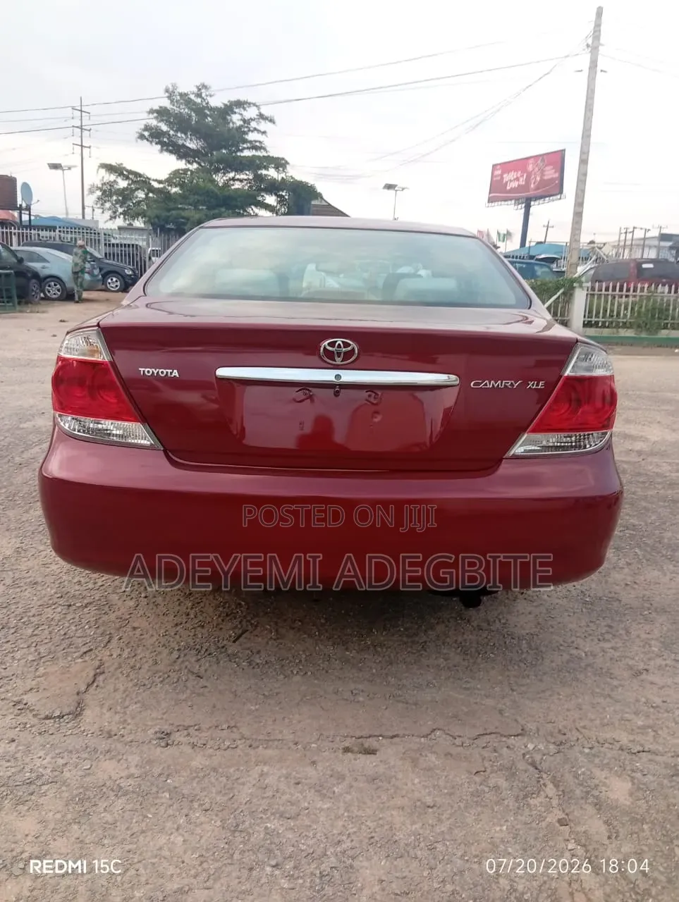 Toyota Camry 2005 Red