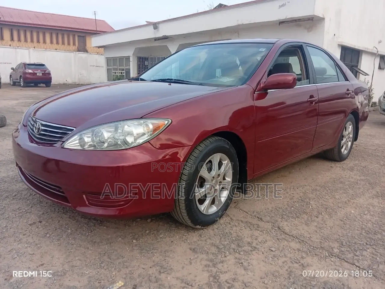 Toyota Camry 2005 Red