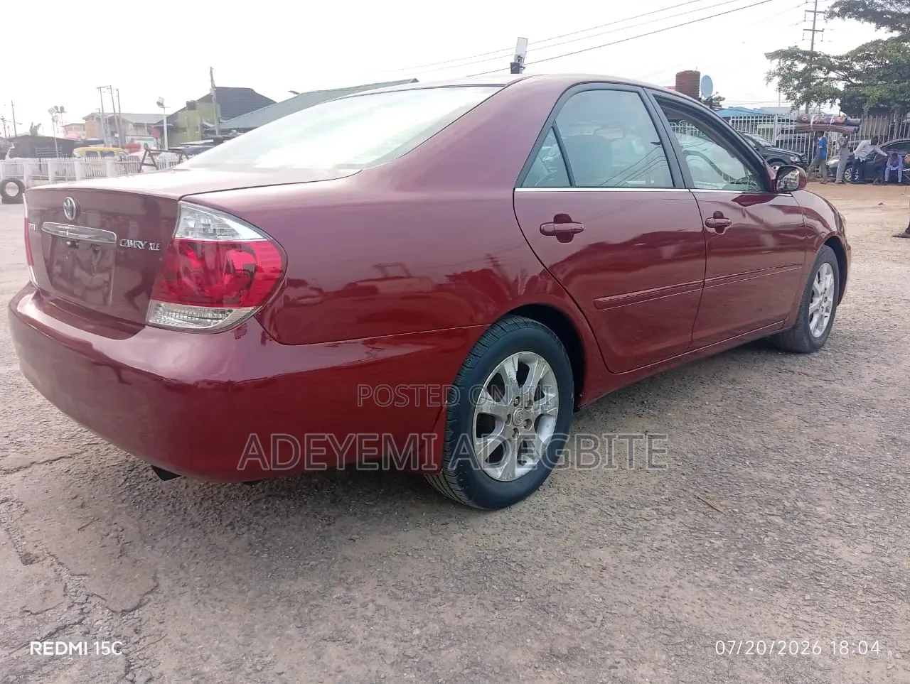 Toyota Camry 2005 Red