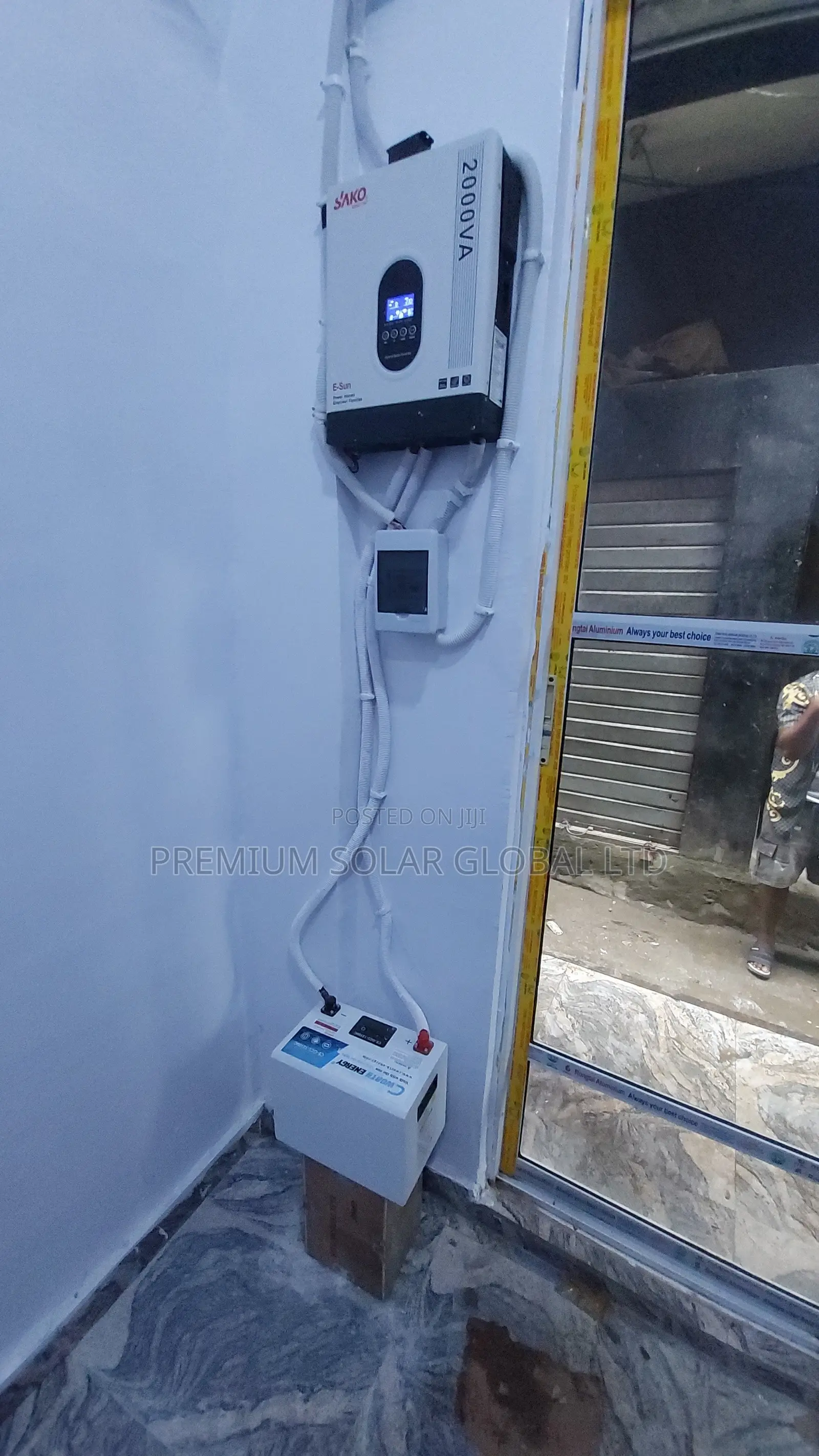 2kva Sako Inverter - 1.5kwh Cworth Battery - 3 X 630w Solar Panel