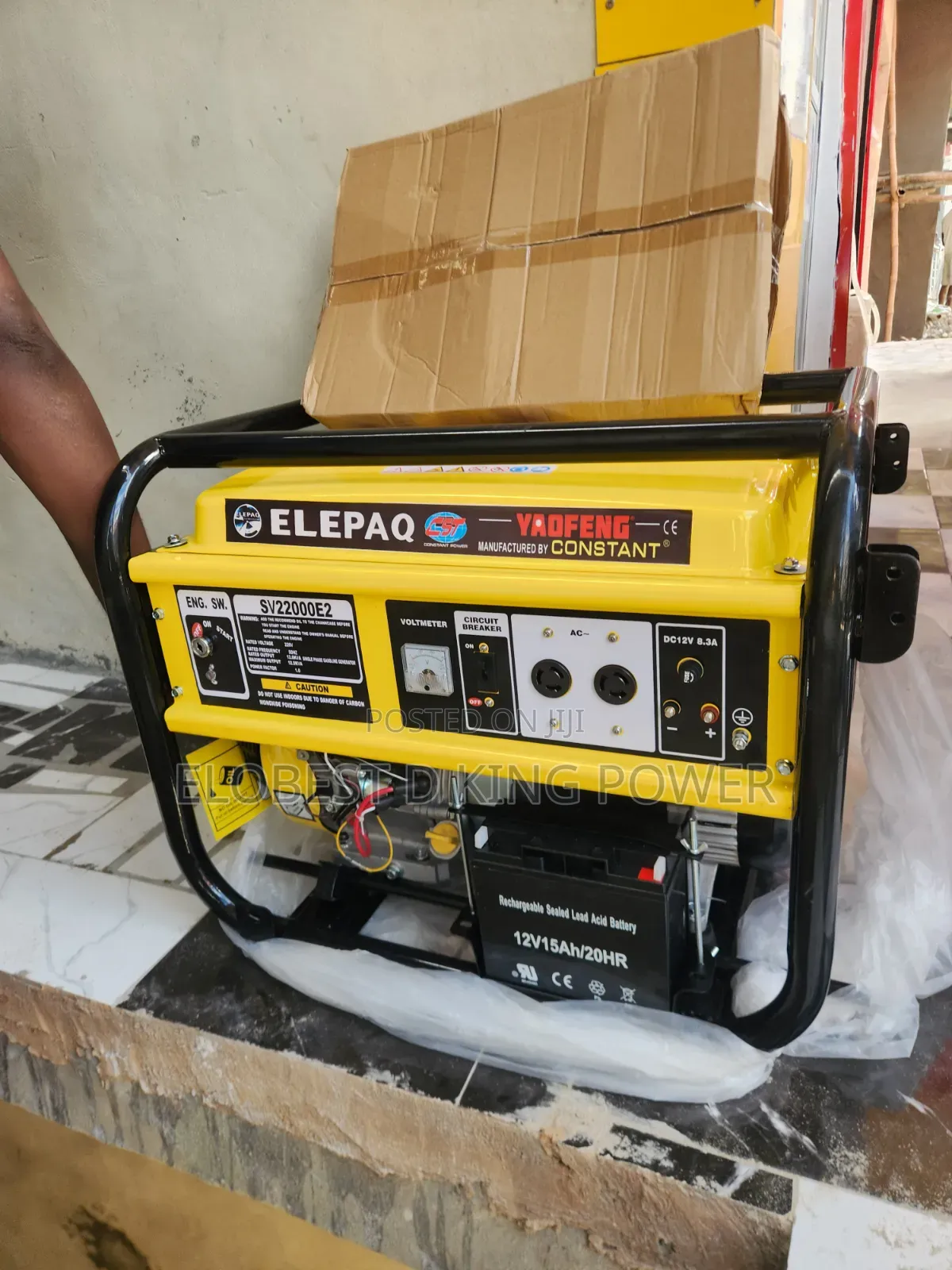 12kva Elepaq Constant Generator 100% Pure Copper Coil Brand New