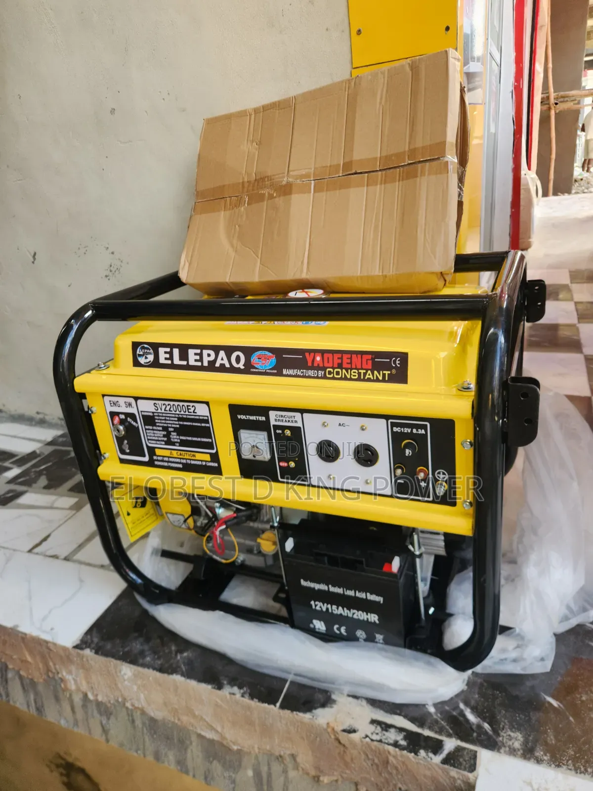 12kva Elepaq Constant Generator 100% Pure Copper Coil Brand New